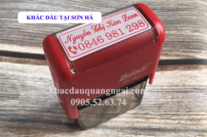 Khắc dấu tại Sơn Hà