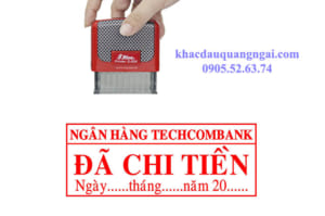 Khắc dấu đã chi tiền tại Quảng Ngãi