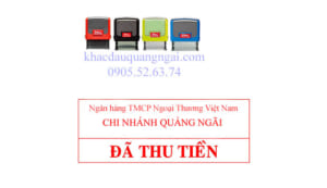 Khắc dấu ngân hàng tại Quảng Ngãi