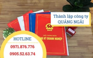 Thành lập công ty tại Quảng Ngãi