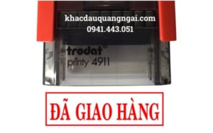 Khắc dấu đã giao hàng tại Quảng Ngãi