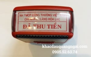 Những con dấu cần thiết cho ngân hàng