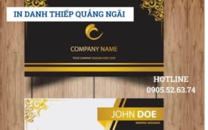 In danh thiếp tại Quảng Ngãi