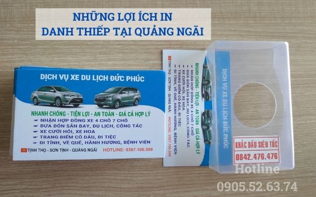 Những lợi ích in card visit tại Quảng Ngãi