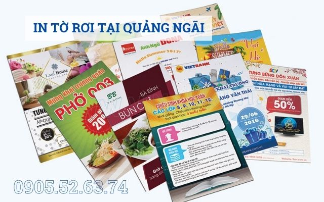 In tờ rơi tại Quảng Ngãi