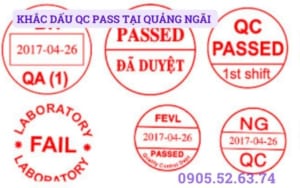 KHẮC DẤU QC PASS TẠI QUẢNG NGÃI