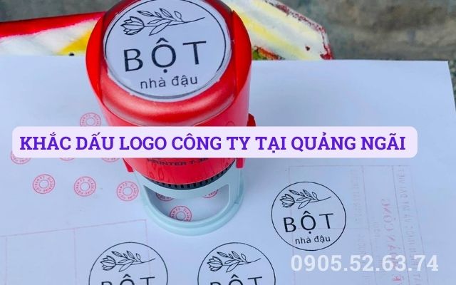 KHẮC DẤU LOGO CÔNG TY TẠI QUẢNG NGÃI