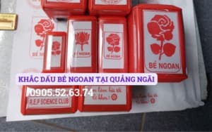 KHẮC DẤU BÉ NGOAN TẠI QUẢNG NGÃI