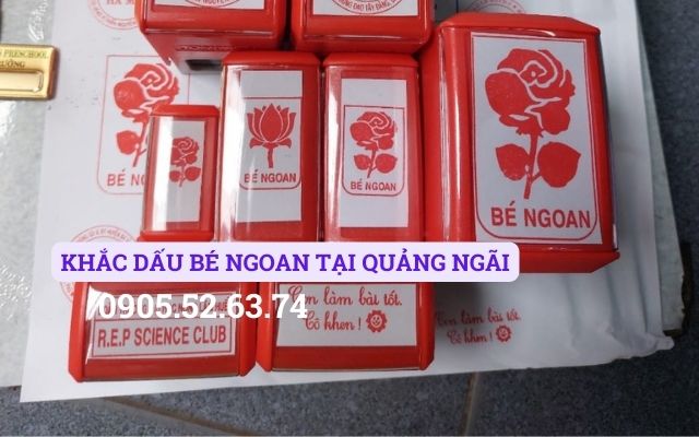 KHẮC DẤU BÉ NGOAN TẠI QUẢNG NGÃI