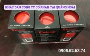 KHẮC DẤU CÔNG TY CỔ PHẦN TẠI QUẢNG NGÃI