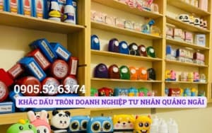 KHẮC DẤU TRÒN DOANH NGHIỆP TƯ NHÂN TẠI QUẢNG NGÃI