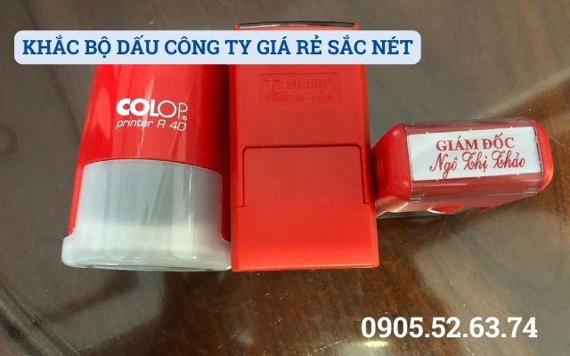 KHẮC BỘ DẤU CÔNG TY GIÁ RẺ SẮC NÉT