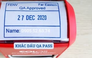 KHẮC DẤU QA PASS