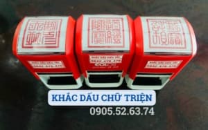 KHẮC DẤU CHỮ TRIỆN