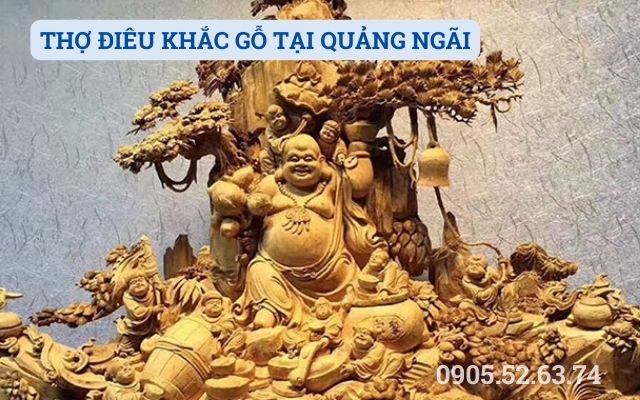 THỢ ĐIÊU KHẮC GỖ TẠI QUẢNG NGÃI