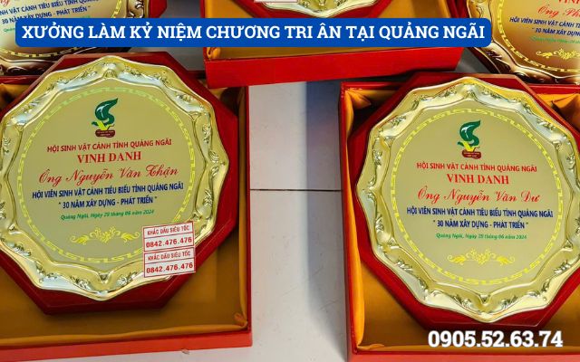 XƯỞNG LÀM KỶ NIỆM CHƯƠNG TRI ÂN TẠI QUẢNG NGÃI