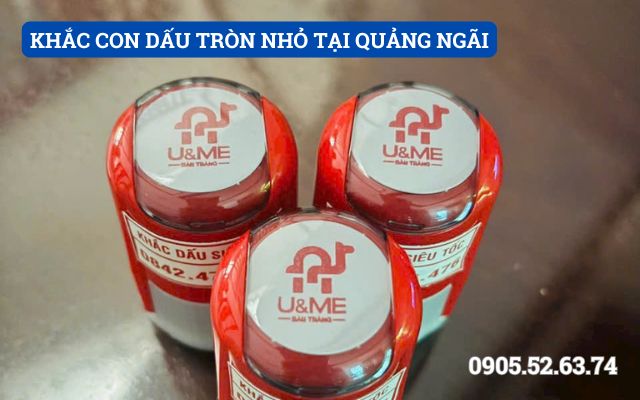 KHẮC CON DẤU TRÒN NHỎ TẠI QUẢNG NGÃI